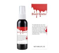 Blood Synthétique Lavable, 60 Ml De Sang Pour Halloween - Splash Réaliste De Make -up, Costume Ou Accessoire | Idéal Pour La Scène, Le Cosplay, Les Scènes D'horreur Les Fêtes Effrayantes