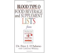 Blood Type O Food, Beverage And Supplement Lists