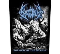 Bloodbath - Écusson SURVIVAL OF THE SICKEST (Taille unique) (Noir/Blanc/Bleu)