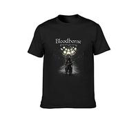 Bloodborne The Old Hunters Poster T-Shirt Graphics Tee Black Tee Shirt M