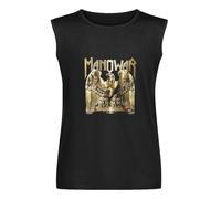 Bloodhoof Manowar Heavy Metal Vest Tank T-Shirt Cotton Men Black Sleeveless Tee XXL