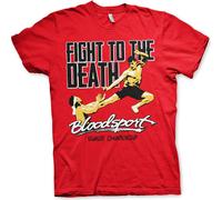 Bloodsport - T-shirt "Fight To The Death" - X-Large - Rouge