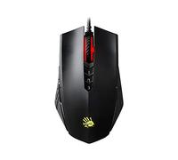 Bloody A70x Souris de jeu optique avec interrupteur et défilement Light Strike (LK) entièrement programmable et macros avancées (A70x-Noir mat)