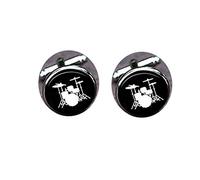 Bloody devil Boutons de manchette de mariage, tambour, musique, musicien, papa, cadeau de mariage pour marié, garçons d'honneur, cadeau pour père, cadeau d'amour