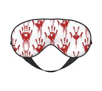 Bloody Handprints Sleep Eye Mas Light Night Eye Blinder Voyage Essentiel Cadeaux Femmes Hommes Masque de sommeil