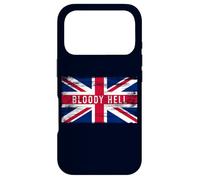 Bloody Hell Funny British Slang Drapeau Anglais Anglais Coque pour iPhone 17 Pro