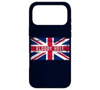 Bloody Hell Funny British Slang Drapeau Anglais Anglais Coque pour iPhone 17 Pro Max
