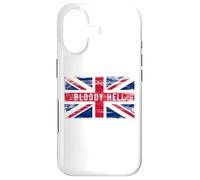 Bloody Hell Funny British Slang Pride Drapeau Anglais Coque pour iPhone 17