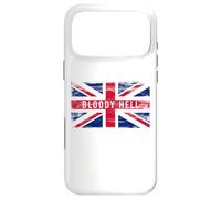 Bloody Hell Funny British Slang Pride Drapeau Anglais Coque pour iPhone 17 Pro Max