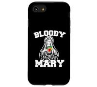 Bloody Mary Funny Virgin Mary Tenant Bloody Mary Coque pour iPhone SE (2020) / 7/8