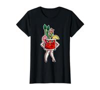 Bloody Mary Lady T-Shirt Graphique avec Valeur, Femme, Noir, M