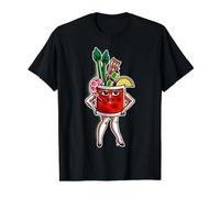 Bloody Mary Lady T-Shirt Graphique avec Valeur, Homme, Noir, L