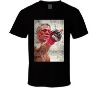 Bloody Nate Diaz Art Print T Shirt BlackLarge