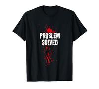 Bloody Problem Solved Blood Stain Halloween T-Shirt