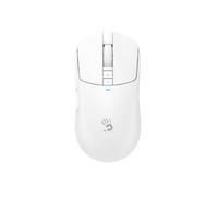 Bloody R72 Souris de jeu ultra sans fil 20 000 CPI Capteur optique 1 ms Faible latence Double Mode USB et sans fil - Blanc