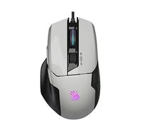 Bloody W70 Max P.White 10,000 CPI Optical RGB Ultra Core 3&4 Active Gamer Mouse, White