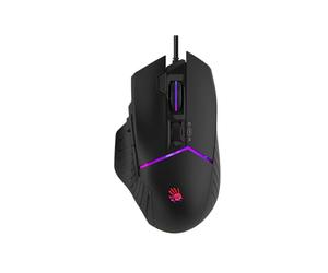 Bloody W95BR Max Extra Fire Souris de jeu filaire - 12 000 CPI, capteur BC3332-A, taux de rapport de 2000 Hz, mémoire intégrée de 4 m, rétroéclairage RVB, LOD réglable, contrôle de précision, design