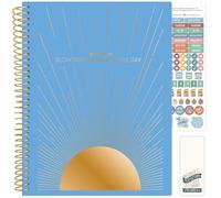 bloom daily planners Agenda académique 2025-2026 (juillet 2025 à juillet 2026) - Agenda hebdomadaire et mensuel daté avec autocollants et onglets - clairement indiqué