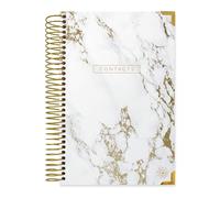 Bloom Daily Planners NOUVEAU et amlior Contacts Hardcover Adresse et livre de mot de passe - Organisateur alphabtique avec onglets - 6
