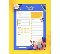 Bloom & Grow: Your Daily Planner: A 100-Day Guide to Boost Productivity, Manage Your To-Do List, and Track Wellness in Style