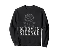 Bloom in Silence - Une Rose Vintage inspirée par des Fleurs Sweatshirt