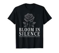 Bloom in Silence - Une Rose Vintage inspirée par des Fleurs T-Shirt