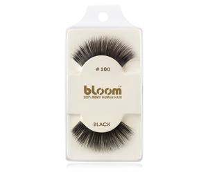 Bloom Natural faux-cils de vrais cheveux No. 100 (Black) 1 cm
