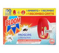 Bloom Pack Max Moscas & Mosquitos Aparato Elctrico + 2 Recambios