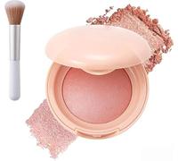 Bloom up Baked Blush illuminateur doux, 6 nuances, finition naturelle - Couleur, forme, contour et surlignage à construire pour tous les tons de peau (#04)