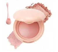 Bloom up Baked Failliting Blush, Soft Pinch Luminous Blush, 6 teintes avec pinceau, finition naturelle - Couleur à construire, effet de maquillage de perles, lueur durable et légère (04)