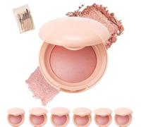 Bloom up Baked Highlighting Blush, 6 Shades, Soft Pinch Luminous Blush, Natural Finish, Highlight, for All Skin Tones (04#)