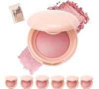 Bloom up Baked Highlighting Blush, 6 Shades, Soft Pinch Luminous Blush, Natural Finish, Highlight, for All Skin Tones (06#)