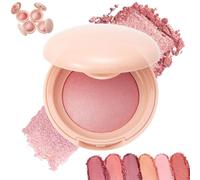 Bloom up Baked Highlighting Blush, Soft Pinch Luminous Blush, Natural Finish - Buildable Color Contour, for All Skin Tones (06)