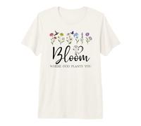 Bloom Where God Plants You Bible Verse Jesus God Planted You T-Shirt Haut de Gamme