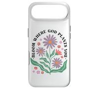 Bloom Where God Plants You Faith Bloom Where You are Planted Coque pour iPhone Air