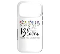 Bloom Where You are Planted Christian Bloom God Plants You Coque pour iPhone 17 Pro