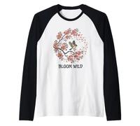 Bloom Wild Spring Bird Citation de Cherry Blossom Lover Flight Nat Manche Raglan