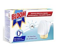 Bloom Zero Diffuseur électrique liquide antimoustique commun et antimoustique tigre, inclut appareil + 2 recharges