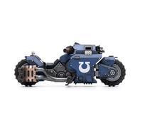 MERCHANDISING LICENCE Warhammer 40k véhicule 1/18 Ultramarines Outrider Bike 22 cm