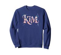 Bloomcore Kim Prénom personnalisé Girl Nametag My Garden Sweatshirt