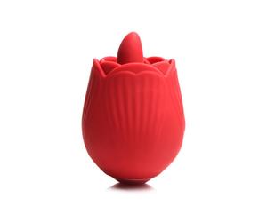 BLOOMGASM - French Rose Stimulateur Léchage et Vibration - Rouge