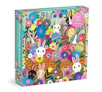 Blooming Bunnies 500 Piece Foil Family Puzzle - Mudpuppy - Galison - Livre en Anglais - Jigsaw MudpuppyMudpuppy (Auteur)