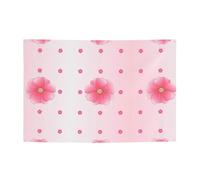 Blooming Carnations Bannière festive créant une atmosphère festive 119,4 x 180,3 cm pour Noël, fêtes nocturnes, réunions entre amis