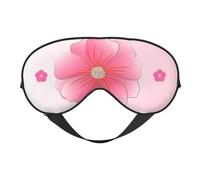 Blooming Carnations Masque doux pour les yeux. Unisexe, confortable et respirant, adapté pour le repos quotidien. Vous aide à entrer rapidement dans un sommeil profond.