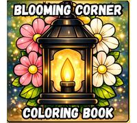 Blooming Corner Coloring Book for Stress Relief: A Relaxing Collection of Floral Corner Designs and Nature Patterns