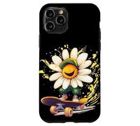 Blooming Daisy avec Skateboard pour Les Amateurs de Prairie Fleurie Coque pour iPhone 11 Pro