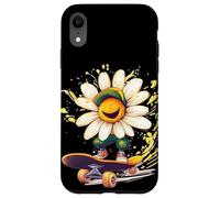 Blooming Daisy avec Skateboard pour Les Amateurs de Prairie Fleurie Coque pour iPhone XR