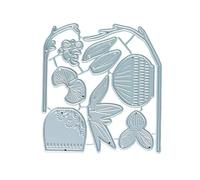 Blooming Orchid Metal Die Couts, Butterfly Orchid Flower Pot Cut Dies, dossiers de gaufrage pochoirs pour le scrapbooking Cartes 3D Craft DIY GADEAU