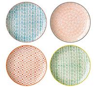 Bloomingville 20,3 cm Accent Assiettes Carla Lot de 4 Styles