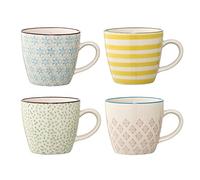 Bloomingville 21105938 Petit Ensemble de Tasses Patrizia, Multicolore, 4 Pièces